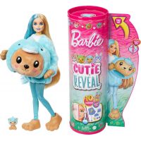 Barbie Cutie Reveal Barbie v kostýmu Medvědice v modrém kostýmu Delfína