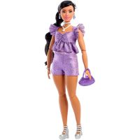 Barbie Deluxe modelka - fialové kraťasy