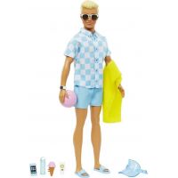Barbie Deluxe módní panenka Ken v plavkách 2
