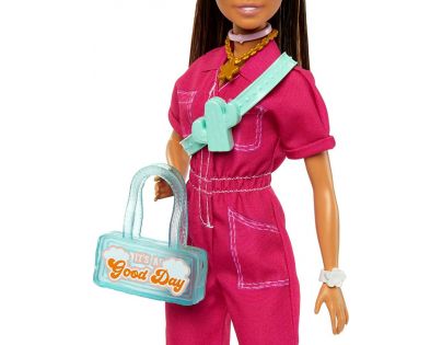 Barbie Deluxe Módní panenka v kalhotovém kostýmu