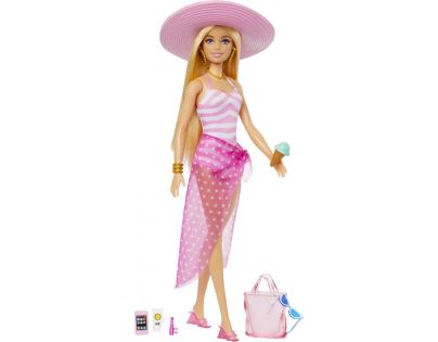Barbie Deluxe módní panenka v plavkách