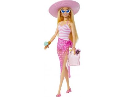 Barbie Deluxe módní panenka v plavkách