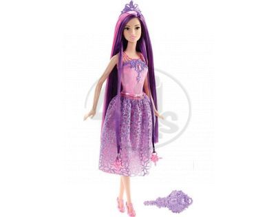 Mattel Barbie Dlouhovláska - Fialové vlasy