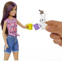 Barbie DreamHouse Adventure kempující sestra 23 cm se zvířátkem Skipper™ 2