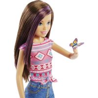 Barbie DreamHouse Adventure kempující sestra 23 cm se zvířátkem Skipper™ 3