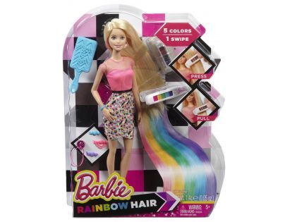 Barbie Duhové vlasy (Mattel CFN48)