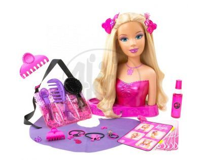 Barbie N6890 - Barbie česací hlava kadeřnictví