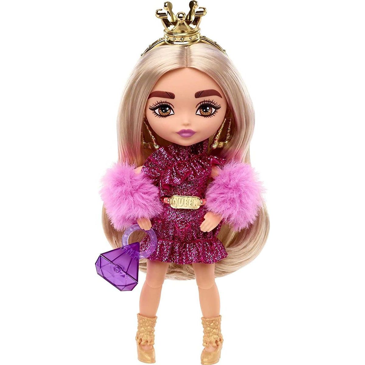 Barbie Extra Minis zlatá korunka 67