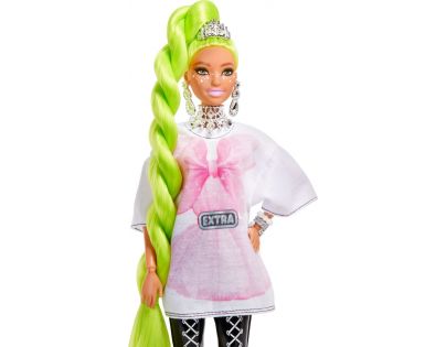 Barbie Extra 30 cm neonově zelené vlasy