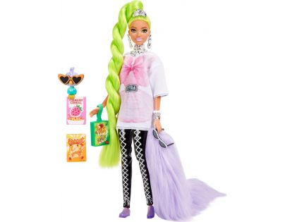 Barbie Extra 30 cm neonově zelené vlasy