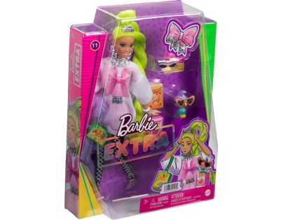 Barbie Extra 30 cm neonově zelené vlasy