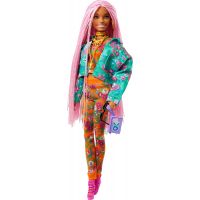 Barbie Extra 30 cm růžové copánky 2