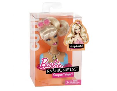 Barbie Fashionistas SS hlava T9123 - Sweetie