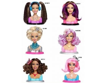 Barbie Fashionistas SS hlava T9123 - Sweetie