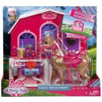 Mattel Y7554 - Barbie hrací set stáj a kůň 3
