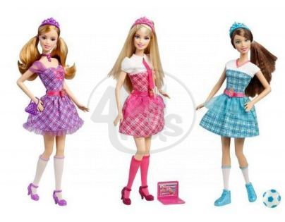 Barbie kamarádky školačky V8700