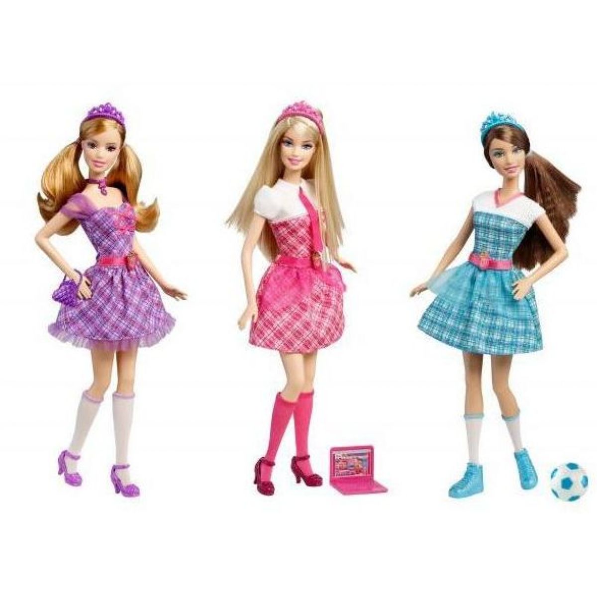 Barbie kamarádky školačky V8700