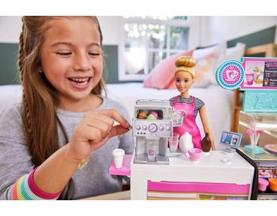 Barbie kavárna s panenkou
