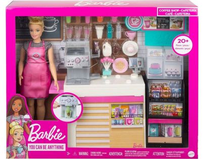 Barbie kavárna s panenkou