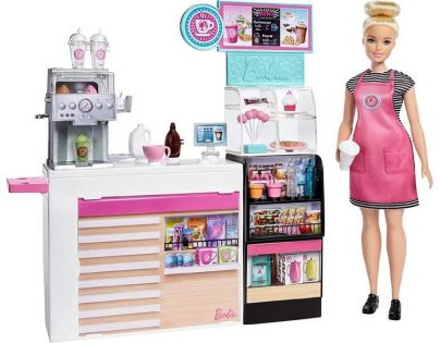 Barbie kavárna s panenkou