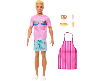 Barbie Ken s kuchařskými doplňky