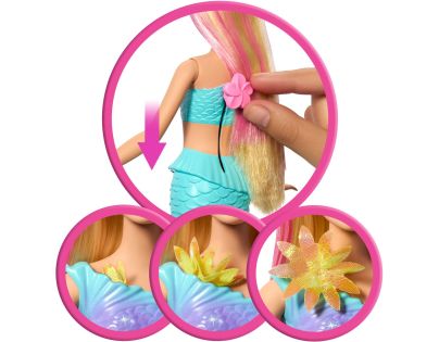 Barbie Kouzelná květinová mořská panna - blondýnka