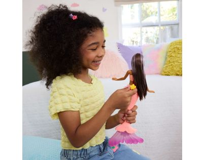 Barbie Kouzelná květinová mořská panna - tmavovláska