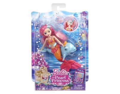 BARBIE BDB50 Mini mořská panna se zvířátkem - Delfín