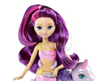 BARBIE BDB50 Mini mořská panna se zvířátkem - Mořská želva