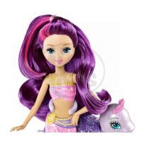 BARBIE BDB50 Mini mořská panna se zvířátkem - Mořská želva 3