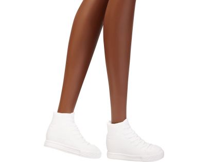 Barbie modelka 30 cm Batikovaný krátký overal