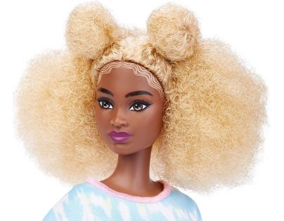 Barbie modelka 30 cm Batikovaný krátký overal