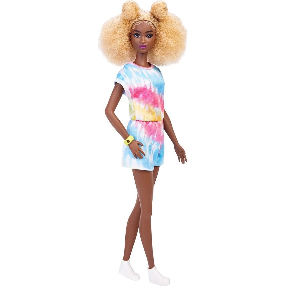 Barbie modelka - batikovaný krátký overal