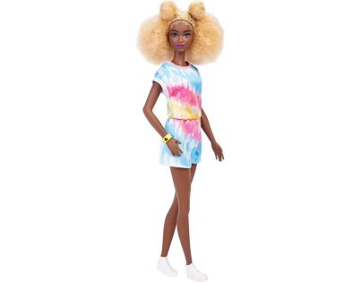 Barbie modelka 30 cm Batikovaný krátký overal