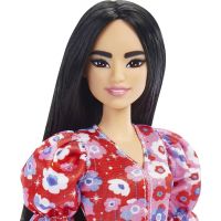 Barbie modelka 30 cm Květinové šaty 2