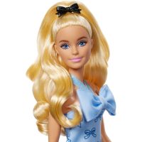 Barbie Modelka - šaty s modrými mašlemi 2