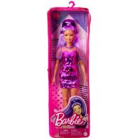 Barbie modelka 30 cm Zářivě fialové šaty 5