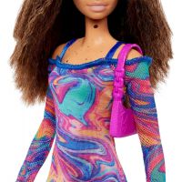 Barbie modelka Duhové Marble šaty 4