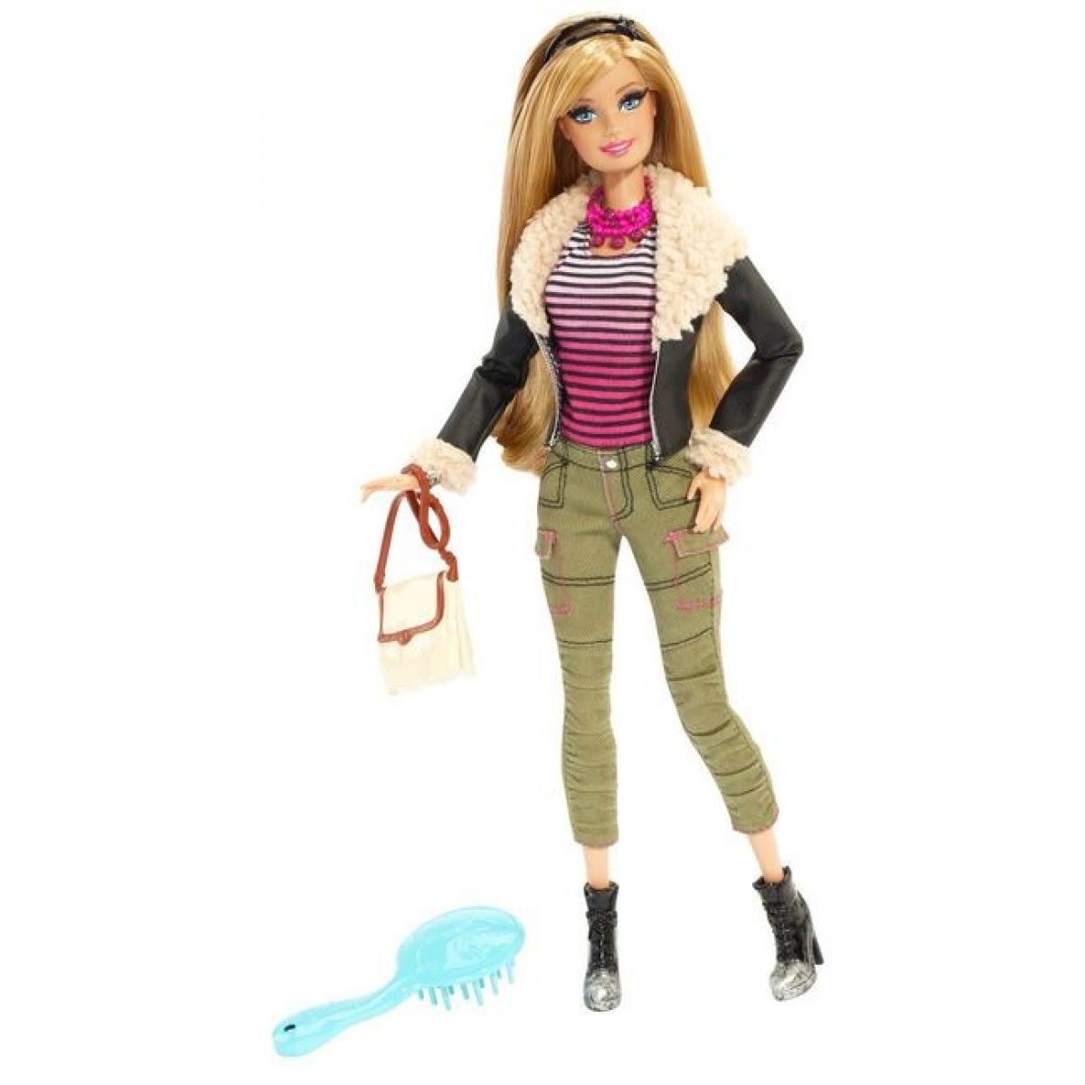 Barbie Modní ikona - Barbie v kožené bundě