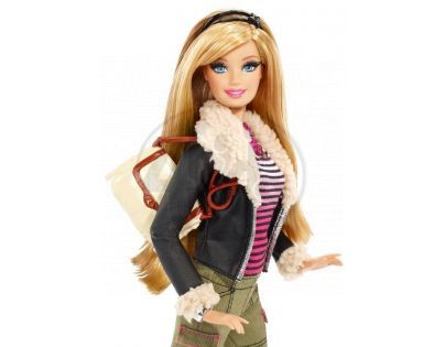 Barbie Modní ikona - Barbie v kožené bundě