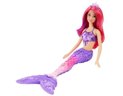 Barbie Mořská panna 34 cm - Fialovo-růžové vlasy