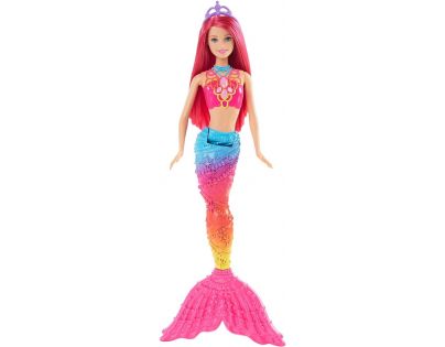 Barbie Mořská panna 34 cm - Růžové vlasy