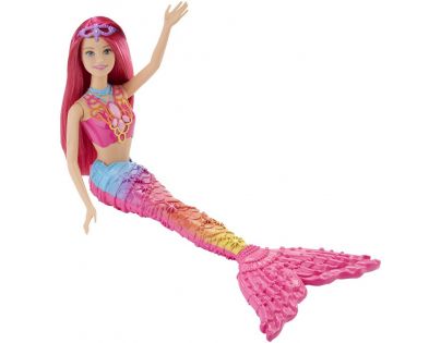 Barbie Mořská panna 34 cm - Růžové vlasy