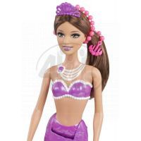 BARBIE BDB47 Mořská panna kamarádka - Brunetka fialová 5