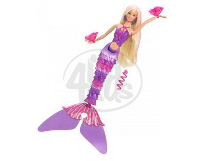 Mattel R4151_T1476 - Barbie Mořská tanečnice (růžová)