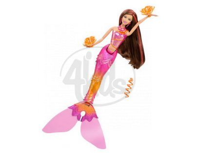 Mattel R4151_T1476 - Barbie Mořská tanečnice (růžová)