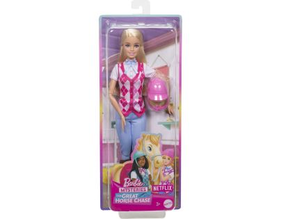 Barbie Mysteries The Great Horse Chase Jezdkyně Malibu - Poškozený obal