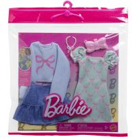 Mattel HYV05 Barbie Oblečení 2 oblečky a 2 doplňky pro panenku
