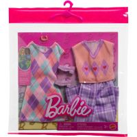 Mattel HYV06 Barbie Oblečení 2 oblečky a 2 doplňky pro panenku