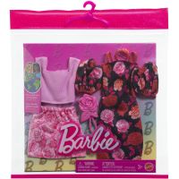 Mattel HYV03 Barbie Oblečení Barbie 2 oblečky a 2 doplňky pro panenku